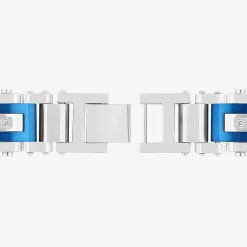 Stainless Steel (G-H / I1) 3/8 CT. T.W. Lab Grown White Diamond Solid Link Bracelet