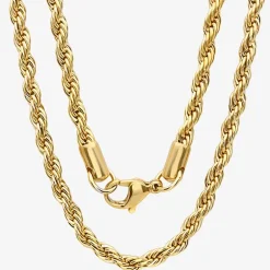 Steeltime Lady Of Guadalupe Mens 18K Gold Over Stainless Steel Oval Hypoallergenic 18 Inch Pendant Necklace