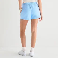 Stitch Fleece Short Womens Mid Rise Juniors Pull-On Short