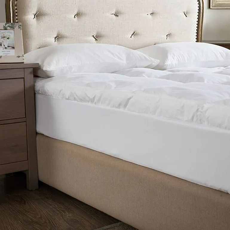 St. James Home Dual Chamber Down Alternative Nano Feather Mattress Topper