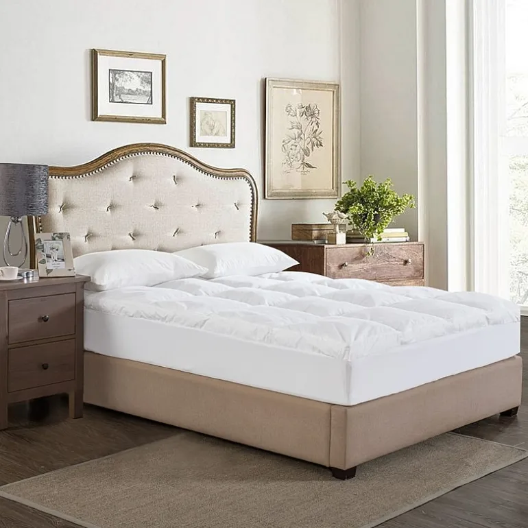 St. James Home Dual Chamber Down Alternative Nano Feather Mattress Topper