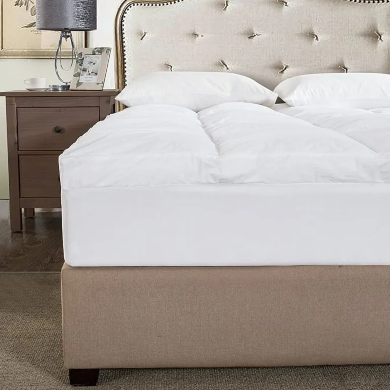 St. James Home Dual Chamber Down Alternative Nano Feather Mattress Topper