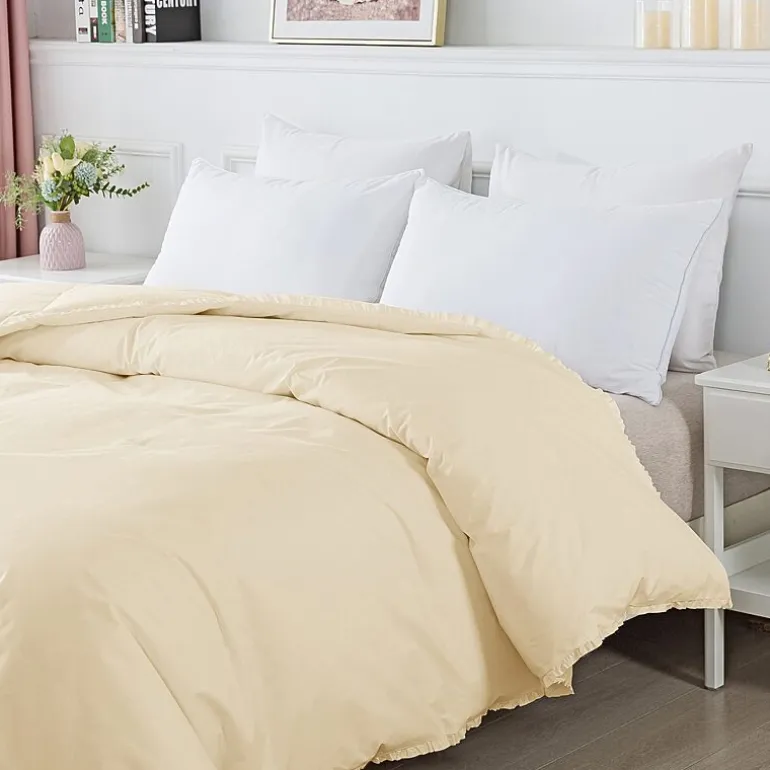 St. James Home Ruffled Edge Midweight Down Comforter