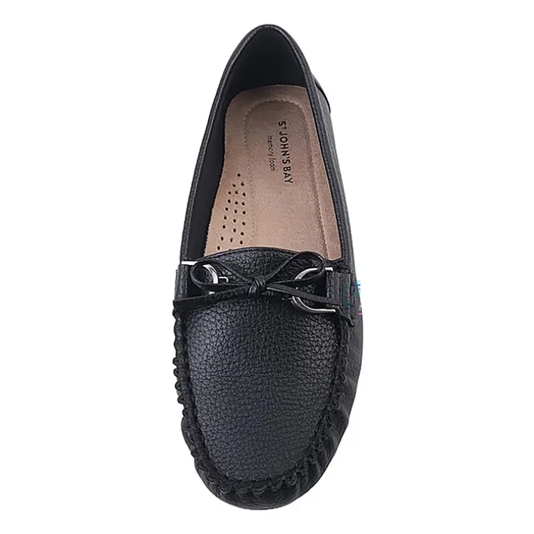 St. John's Bay Bossie Womens Moc Closed Toe Loafers