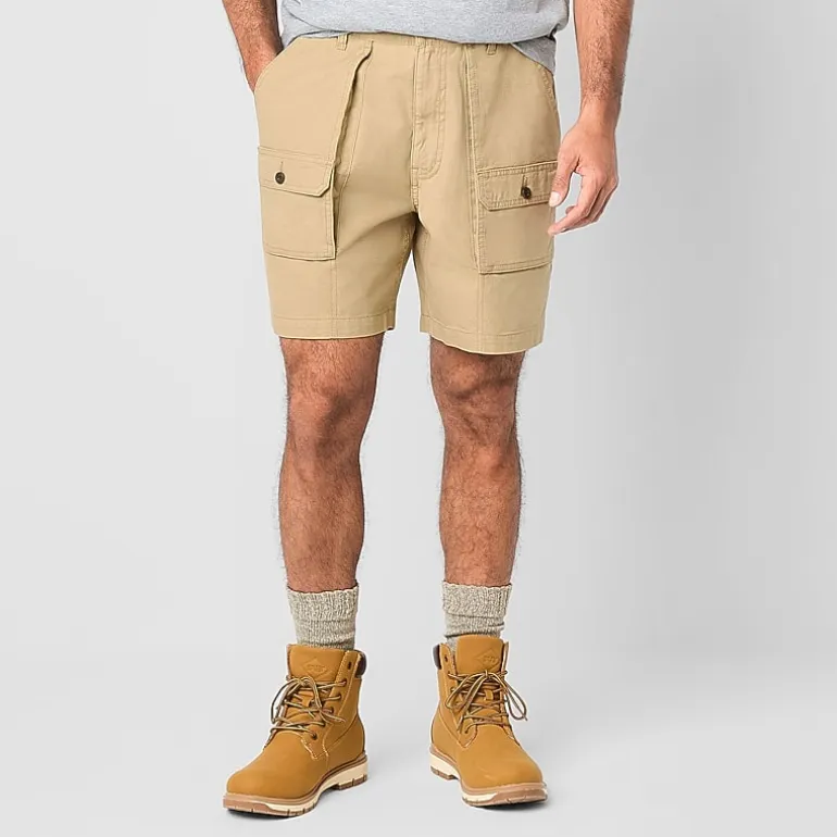 St. John's Bay Canvas Hiking Mens 7" Cargo Short