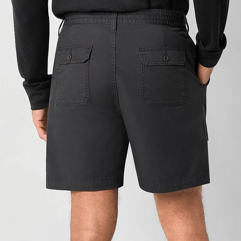 St. John's Bay Canvas Hiking Mens 7" Cargo Short