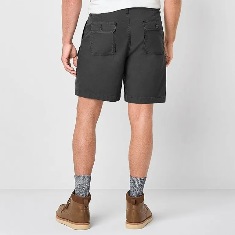 St. John's Bay Canvas Hiking Mens 7" Cargo Short