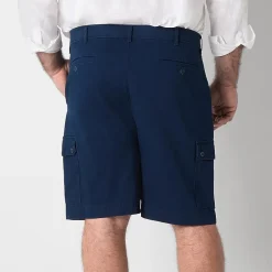 St. John's Bay Comfort Waist 10" & 11" Mens Big and Tall Stretch Fabric Cargo Short