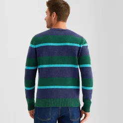 St. John's Bay Cozy Rugby Mens Crew Neck Long Sleeve Pullover Sweater