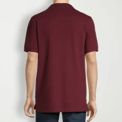 St. John's Bay Dexterity Premium Stretch Mens Classic Fit Easy-on + Easy-off Adaptive Short Sleeve Polo Shirt