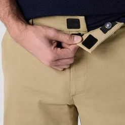 St. John's Bay Dexterity Stretch Chino Mens Adaptive Adjustable Features Easy-on + Easy-off Straight Fit Flat Front Pant