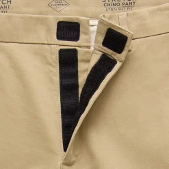 St. John's Bay Dexterity Stretch Chino Mens Adaptive Adjustable Features Easy-on + Easy-off Straight Fit Flat Front Pant