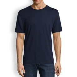 St. John's Bay Dexterity Super Soft Mens Easy-on + Easy-off Crew Neck Short Sleeve Adaptive T-Shirt