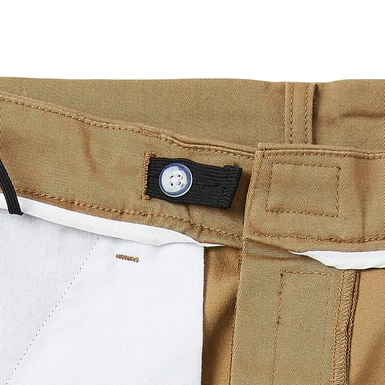 St. John's Bay Dexterity Universal Wrinkle Free Easy Care Mens Adaptive Adjustable Features Easy-on + Easy-off Classic Fit Flat Front Pant
