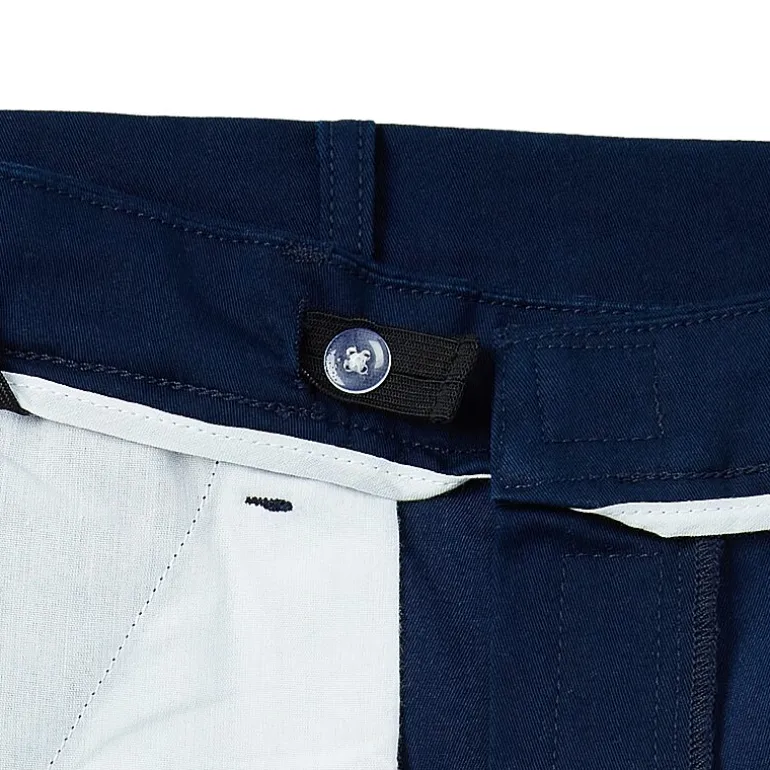 St. John's Bay Dexterity Universal Wrinkle Free Easy Care Mens Adaptive Adjustable Features Easy-on + Easy-off Classic Fit Flat Front Pant