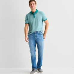 St. John's Bay Essential Oxford Mens Slim Fit Short Sleeve Polo Shirt