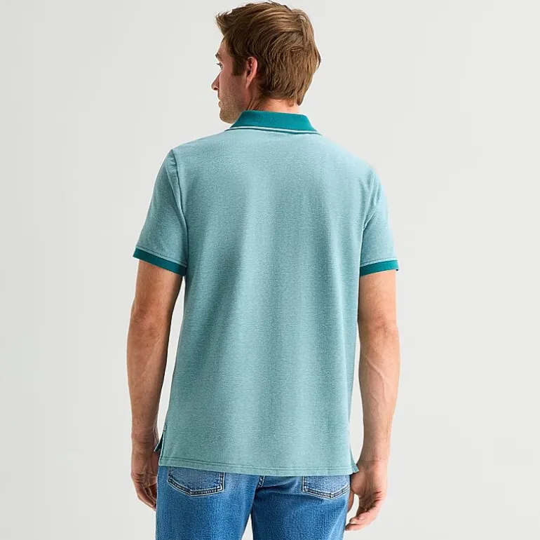 St. John's Bay Essential Oxford Mens Classic Fit Short Sleeve Polo Shirt