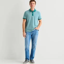 St. John's Bay Essential Oxford Mens Classic Fit Short Sleeve Polo Shirt