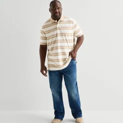 St. John's Bay Essential Oxford Big and Tall Mens Classic Fit Short Sleeve Polo Shirt