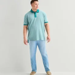St. John's Bay Essential Oxford Big and Tall Mens Classic Fit Short Sleeve Polo Shirt