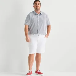 St. John's Bay Extender Waistband Performance 10" & 11" Mens Mid Rise Big and Tall Golf Short