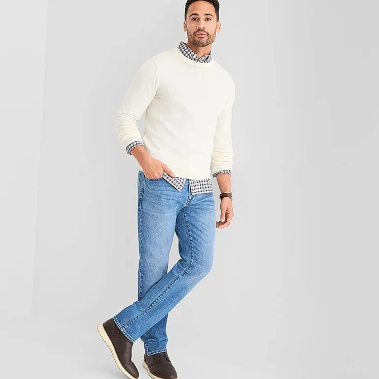 St. John's Bay Fine Gauge Mens Crew Neck Long Sleeve Pullover Sweater