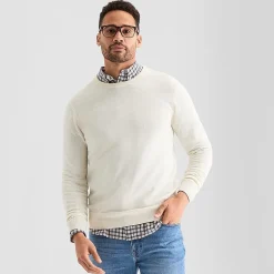 St. John's Bay Fine Gauge Mens Crew Neck Long Sleeve Pullover Sweater