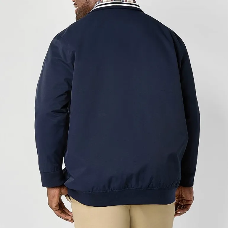 St. John's Bay Harrington Golf Mens Big and Tall Bomber Jacket
