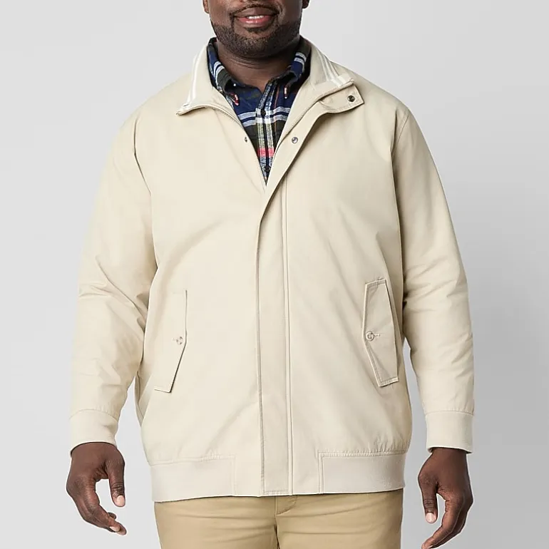 St. John's Bay Harrington Golf Mens Big and Tall Bomber Jacket