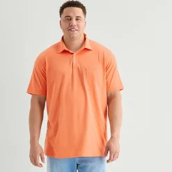 St. John's Bay Jersey Big and Tall Mens Classic Fit Short Sleeve Polo Shirt