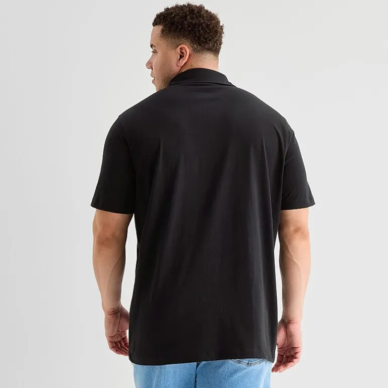 St. John's Bay Jersey Big and Tall Mens Classic Fit Short Sleeve Polo Shirt