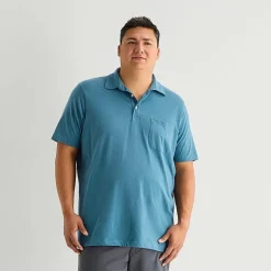St. John's Bay Jersey Big and Tall Mens Classic Fit Short Sleeve Polo Shirt