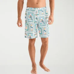 St. John's Bay Mens 9" Americana Abstract Board Shorts