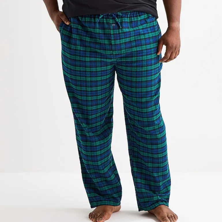 St. John's Bay Mens Big and Tall Flannel Pajama Pants