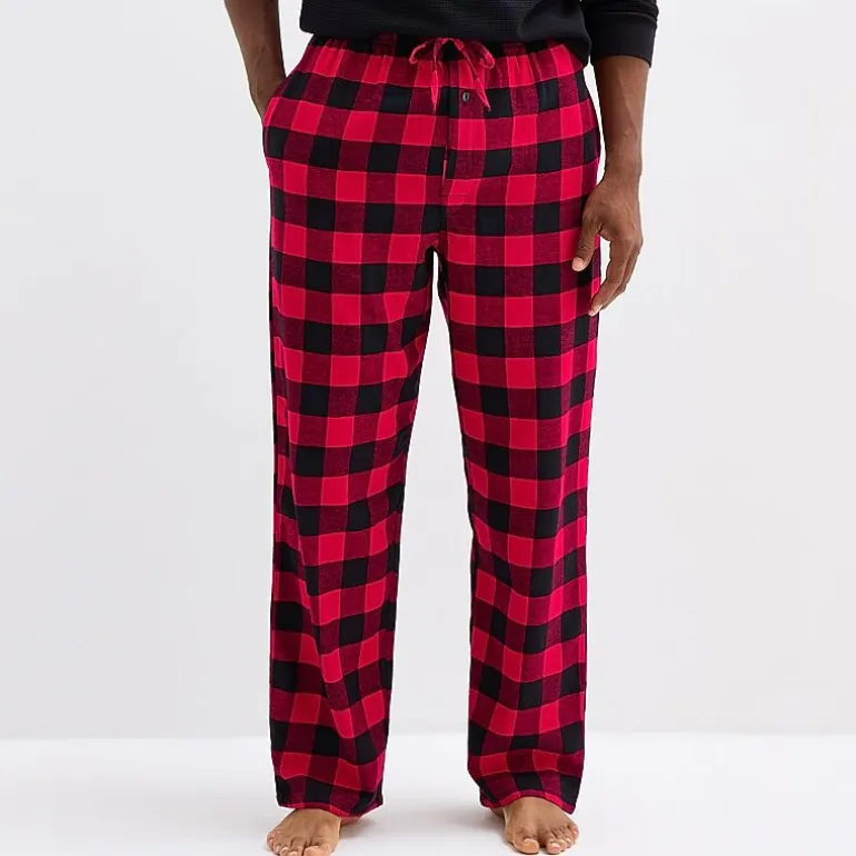 St. John's Bay Mens Big and Tall Flannel Pajama Pants