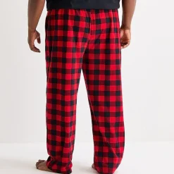 St. John's Bay Mens Big and Tall Microfleece Pajama Pants