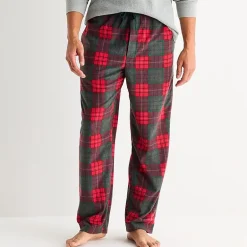 St. John's Bay Mens Big and Tall Microfleece Pajama Pants