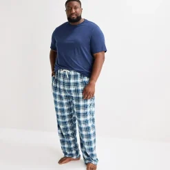 St. John's Bay Mens Big and Tall Microfleece Pajama Pants
