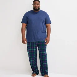 St. John's Bay Mens Big and Tall Microfleece Pajama Pants