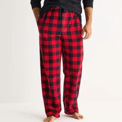 St. John's Bay Mens Big and Tall Microfleece Pajama Pants