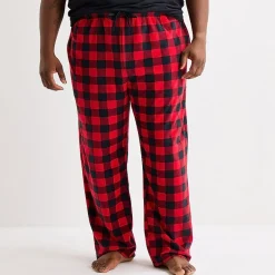 St. John's Bay Mens Big and Tall Microfleece Pajama Pants