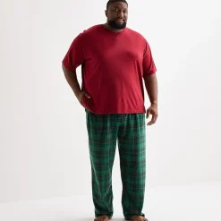 St. John's Bay Mens Big and Tall Microfleece Pajama Pants