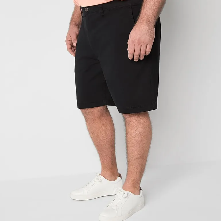 St. John's Bay Mens 10" Big and Tall Stretch Fabric Chino Short
