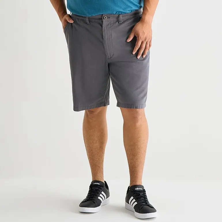 St. John's Bay Mens 10" Big and Tall Stretch Fabric Chino Short
