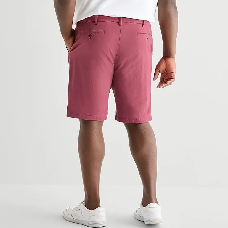 St. John's Bay Mens 10" Big and Tall Stretch Fabric Chino Short