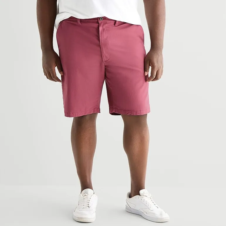 St. John's Bay Mens 10" Big and Tall Stretch Fabric Chino Short