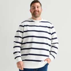 St. John's Bay Mens Crew Neck Long Sleeve Big and Tall Sweatshirt