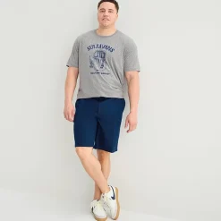 St. John's Bay Mens Crew Neck Short Sleeve Classic Fit Big and Tall Graphic T-Shirt