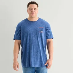 St. John's Bay Mens Crew Neck Short Sleeve Classic Fit Big and Tall Graphic T-Shirt