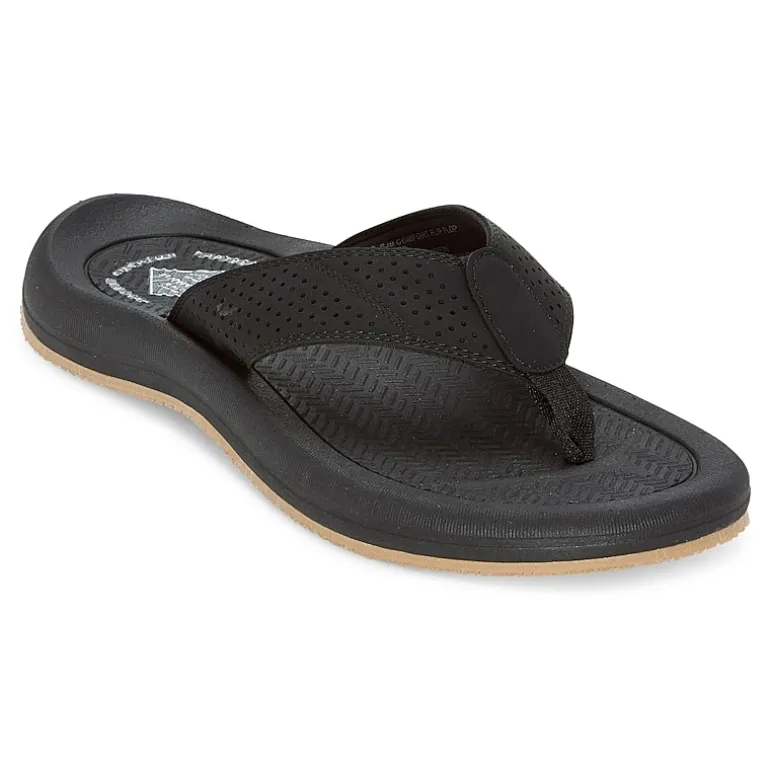 St. John's Bay Mens Cushion Footbed Flip-Flops